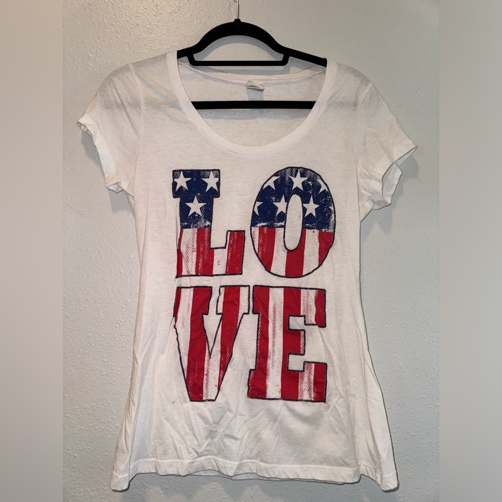 Patriotic Love Top
